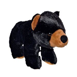 Fun Stuff Black Bear Realistic Forest Plush Stuffed Animal 2021 11"